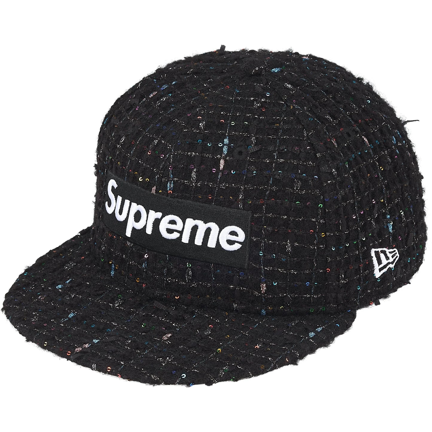 SUPREME Bouclé Box Logo x New Era® in black