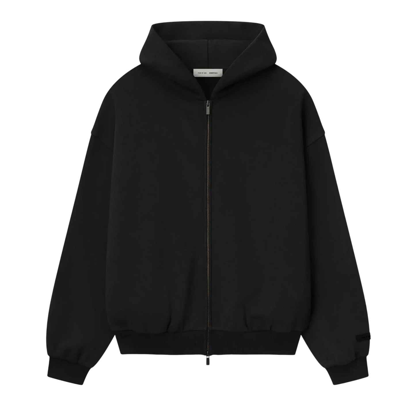 Fear of God Essentials Embossed Classic Fleece Zip-Up Hoodie