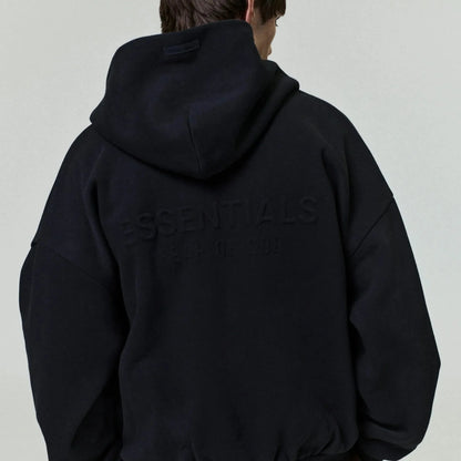 Fear of God Essentials Embossed Classic Fleece Zip-Up Hoodie
