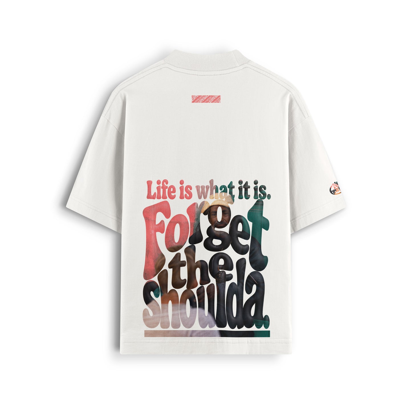 DELICATE BALANCE "Don't Forget the Shoulda" Heavyweight oversize tee