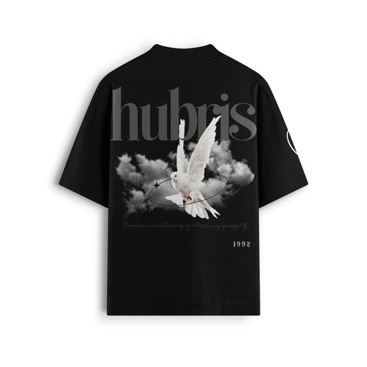 Hubris Oversized T-Shirt "Gliding Low Black"