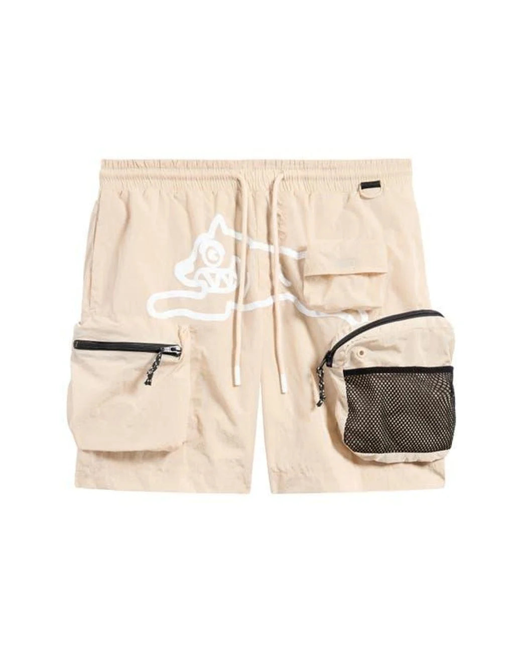 ICECREAM Running Dog Graphic Cargo Hiker Shorts