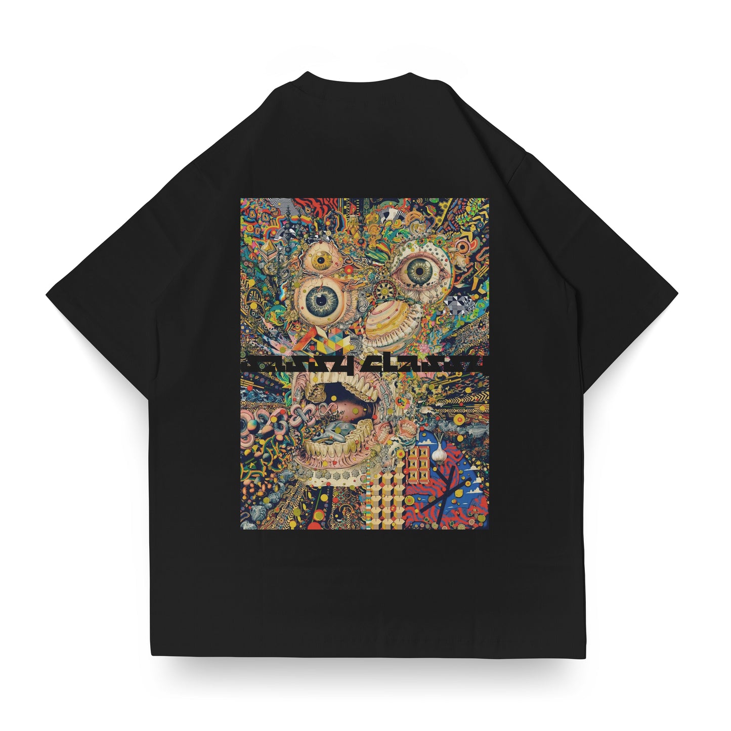 SASSY CLASSY "Furious the Monkey Boy" Heavyweight Oversize tee Black