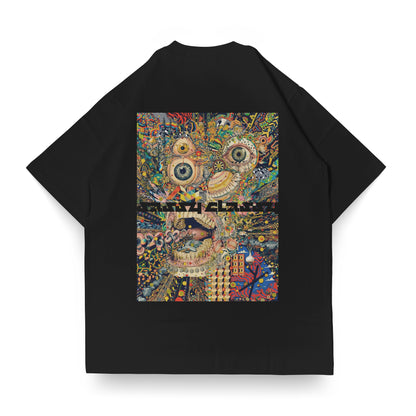 SASSY CLASSY "Furious the Monkey Boy" Heavyweight Oversize tee Black