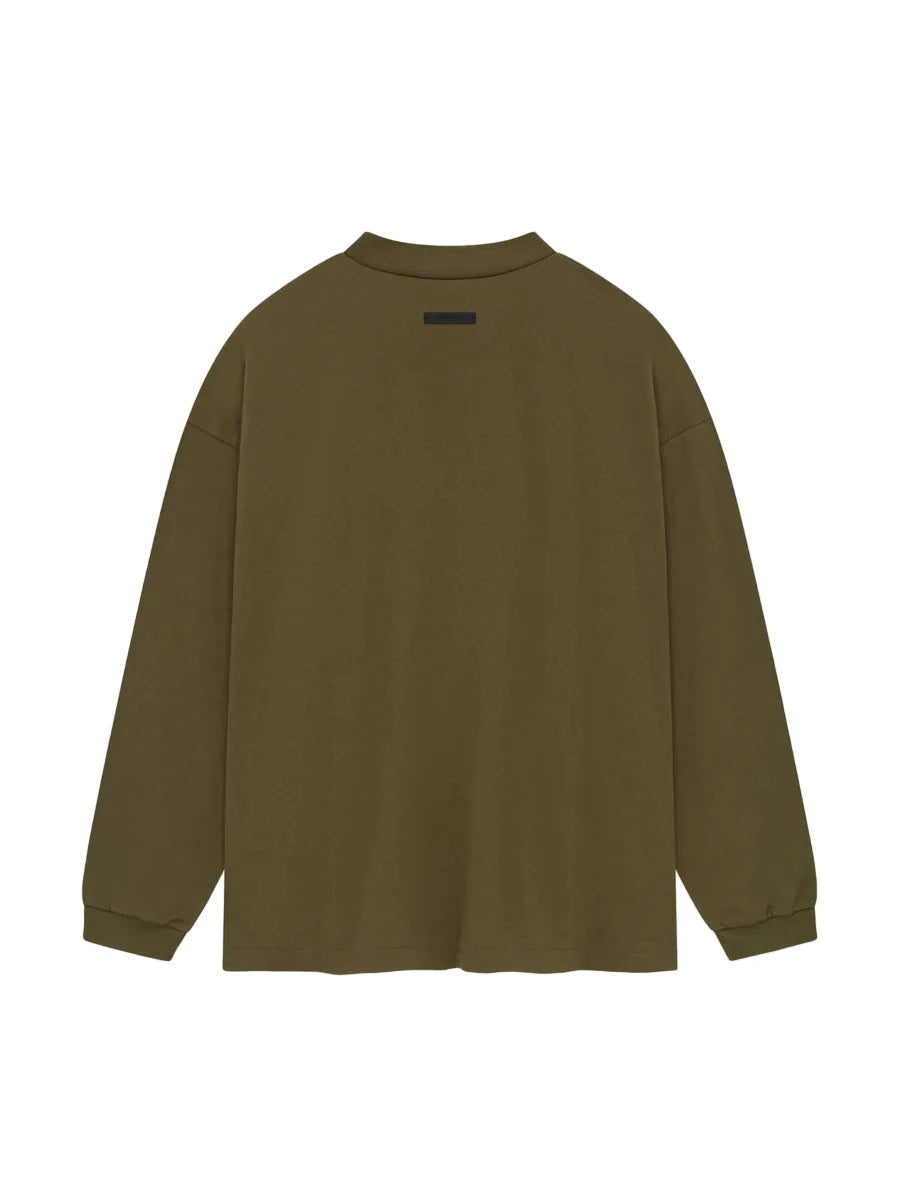 Fear of God Essentials Olive Long Sleeve T-Shirt