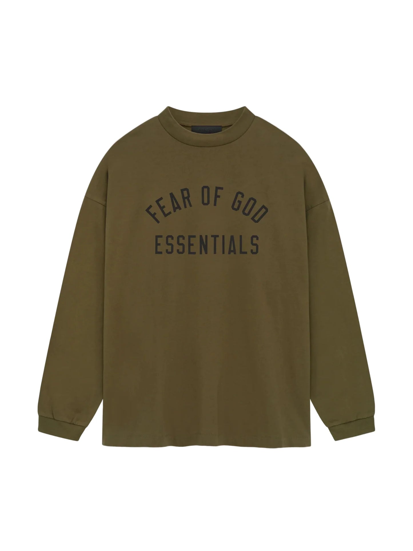 Fear of God Essentials Olive Long Sleeve T-Shirt
