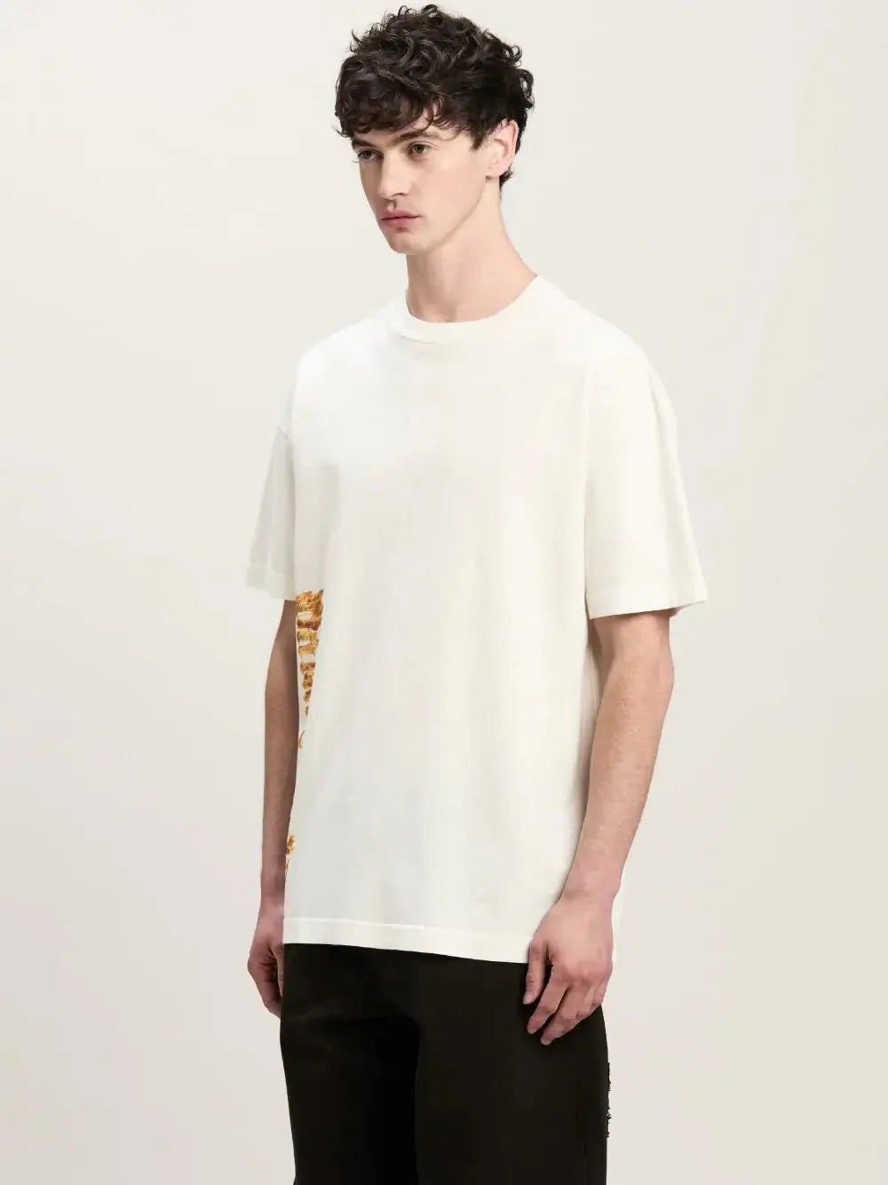PALM ANGELS Flame Palm pure cotton T-shirt
