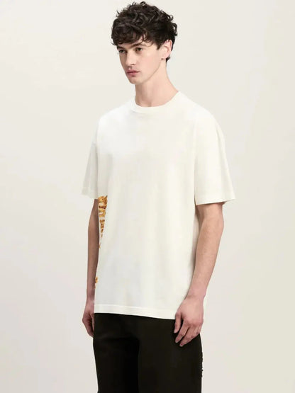 PALM ANGELS Flame Palm pure cotton T-shirt