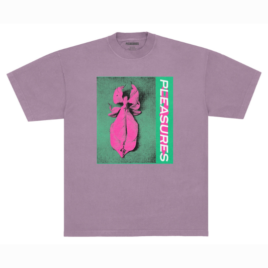 Pleasures Leaf T-Shirt 'Mauve'