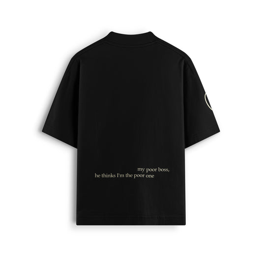 Poor Boss Oversized T-Shirt "Rose Panter"