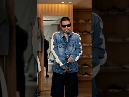 Palm Angels Track Denim Jacket 'Light Blue'