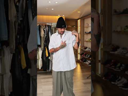 Supreme Ghostface Short-Sleeve Work Shirt 'Black'