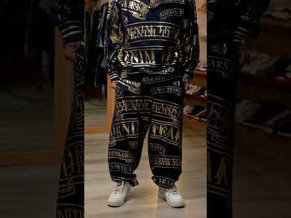Denim Tears ADGBanner Sweatpants Navy