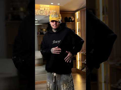 SASSY CLASSY "Bling Sassy" Triple Black OVersize French Terry Hoodie