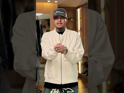 Cotton Twill Utility Bomber Jacket Lucky Brand
