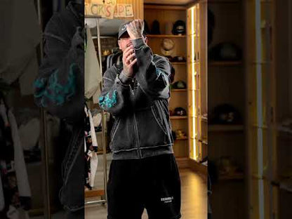 Ripndip Squabble Up Hoodie (Black Vintage Wash)