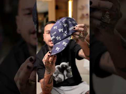 Supreme Monogram 6-Panel Navy