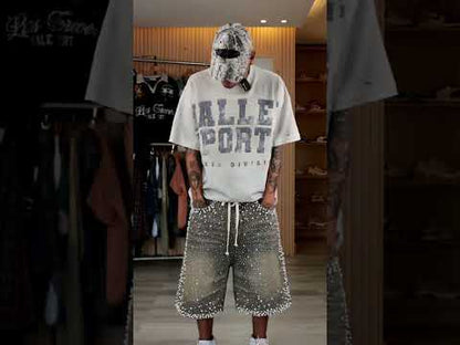 VALLEY DREAMS Rainstorm Jorts 'Mid Wash'