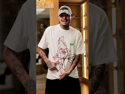 Travis Scott Cactus Jack x Spongebob Doodlebob II Tee White