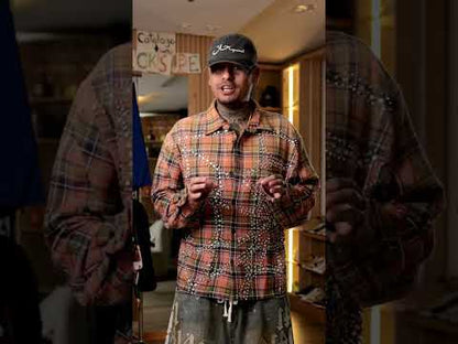 Valley Dreams Pumpkin Patch Flannel 'Orange/Green'