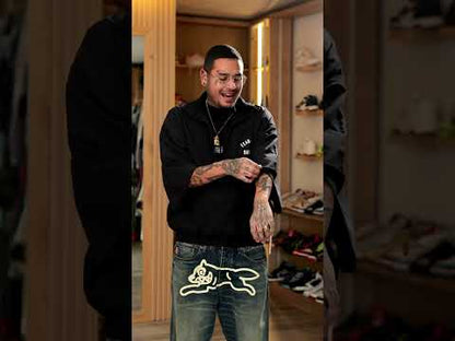 Fear of God Essentials  x MLB Black Logo 3/4-Sleeve Half-Zip Jacket