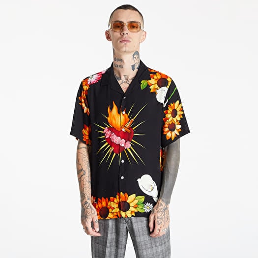 Pleasures Fire Heart - Black Shirt