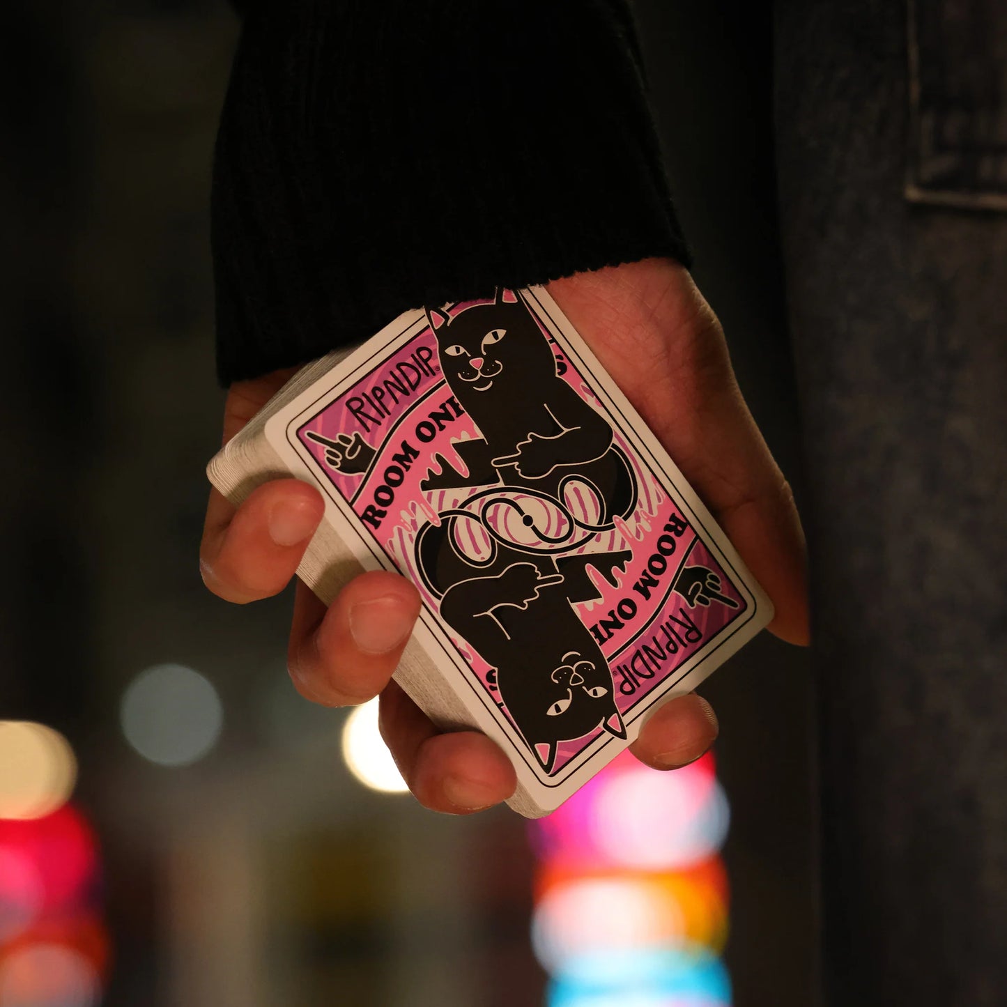 Ripndip Room One X RIPNDIP Playing Cards (Pink Jermal)