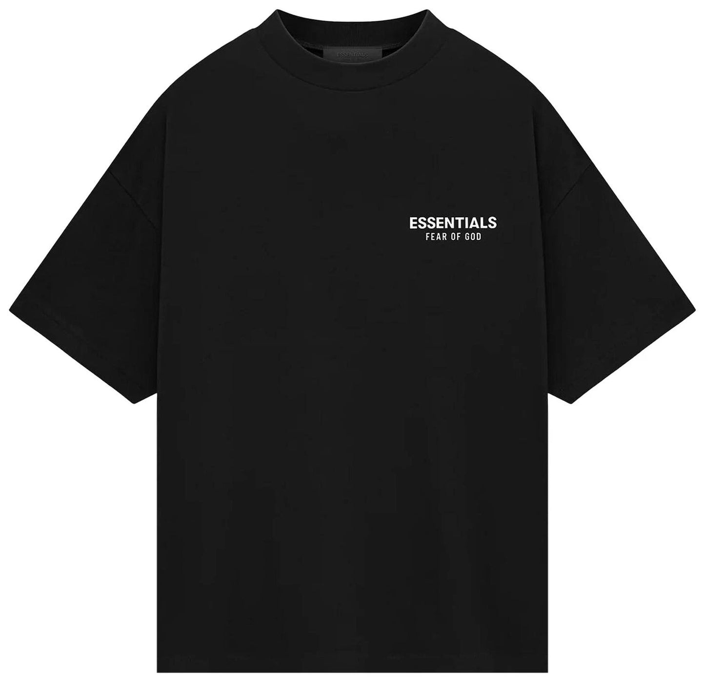 FEAR OF GOD ESSENTIALS Jersey Crewneck T-Shirt 'Black'