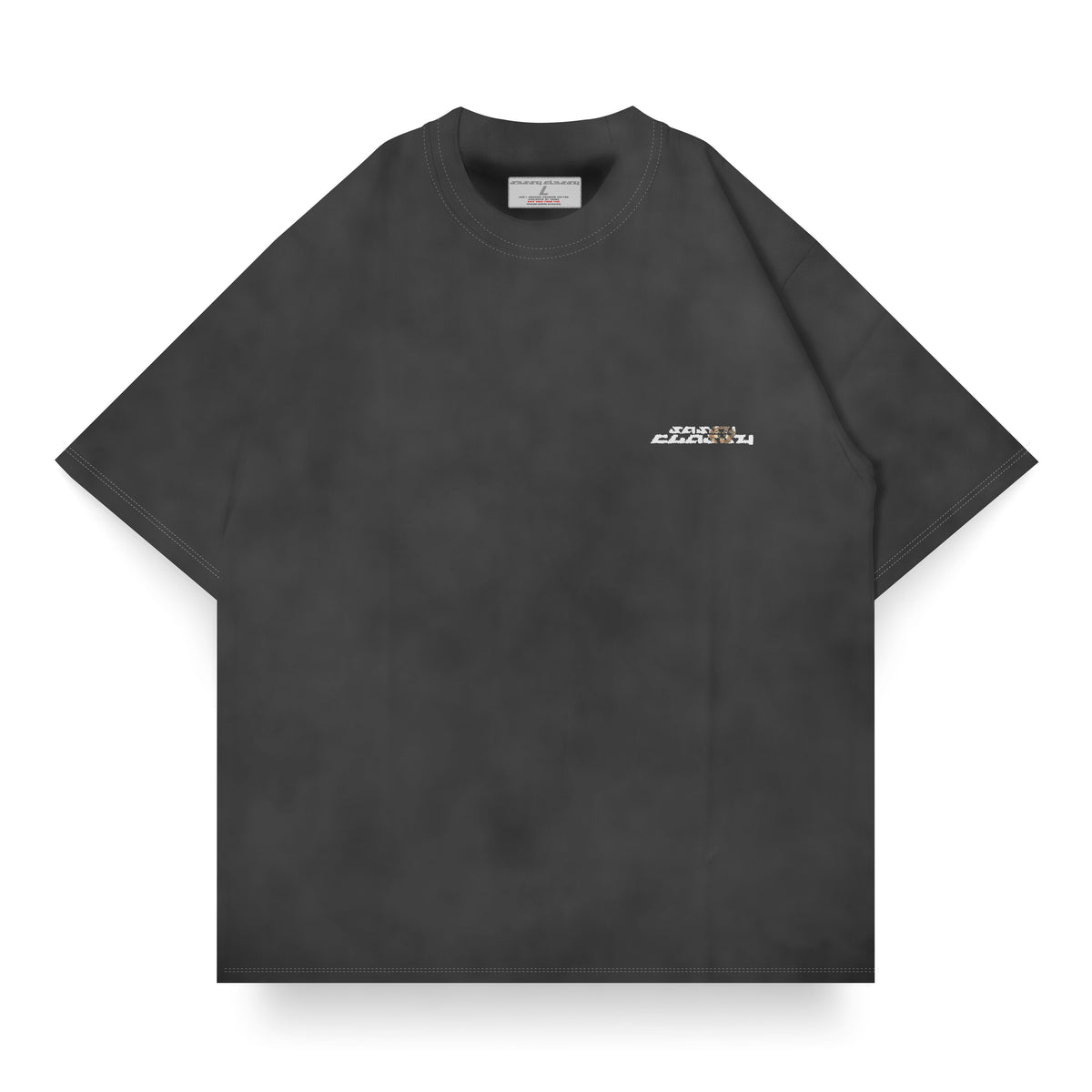 SASSY CLASSY "Reality Isn't Classy" Focused Black Grey Relax tee