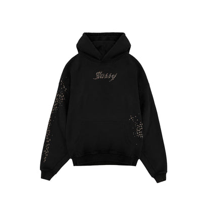 SASSY CLASSY "Bling Sassy" Triple Black OVersize French Terry Hoodie