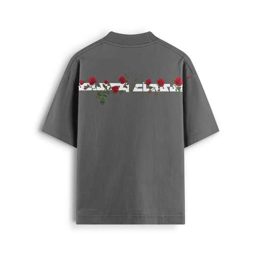 SASSY CLASSY "Triumph Rose" Heavyweight oversize tee