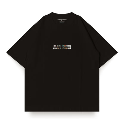 Sassy Classy  "Nonsensical dreams" Oversize Heavyweight BlackTee