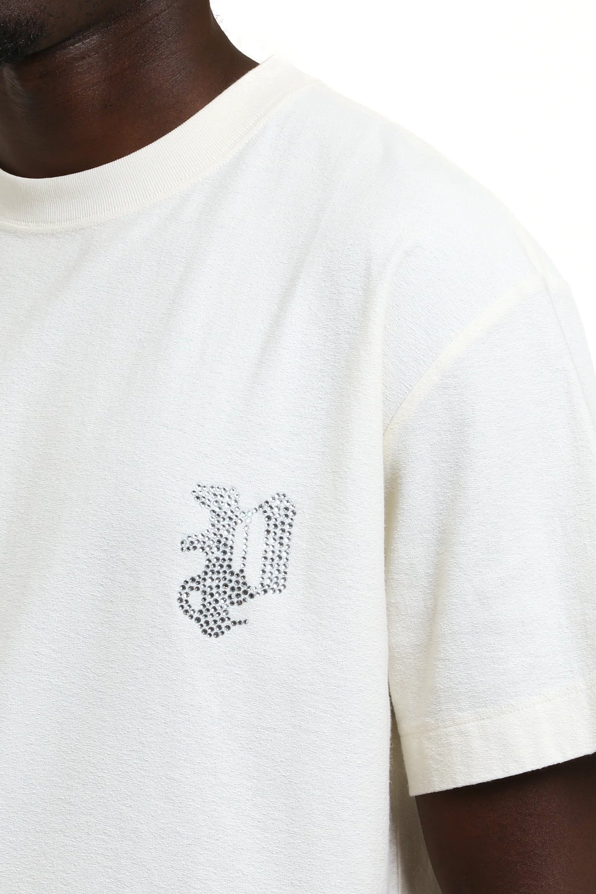 Purple Brand P104 Off White Textured Jersey SS Tee - Off White