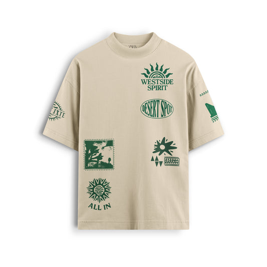 Wet Side Polo Oversized "Desert Spot"